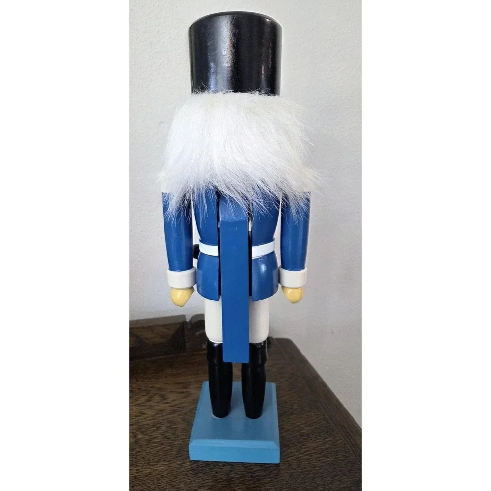 German Hussar Nutcracker in Blue The Blue Dragoons Soldiers‎ EUC 13.5